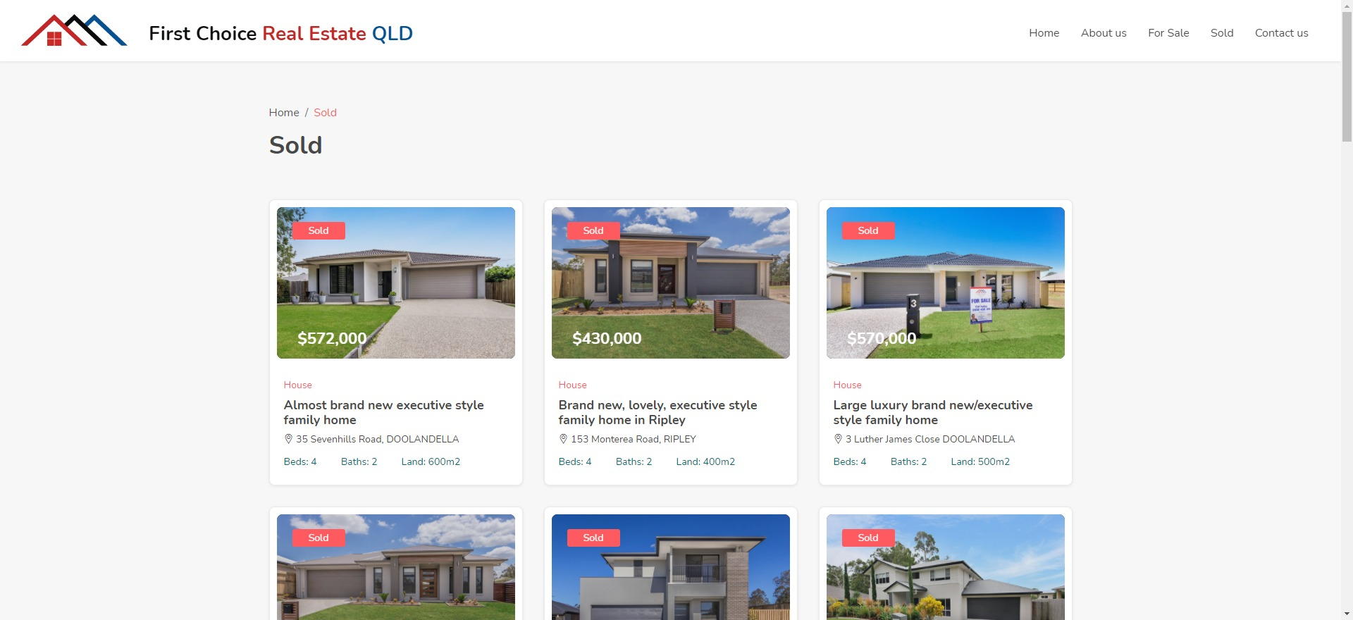 First Choice Real Estate QLD – WordPress theme